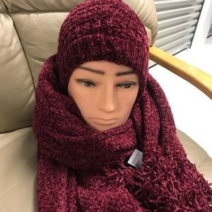 Hat & Body Blanket Scarf set